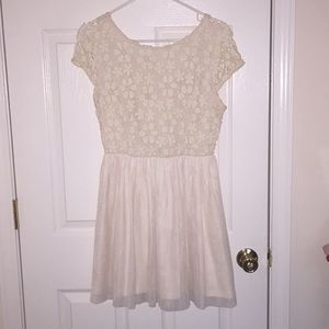 Forever 21 Ivory Dress
